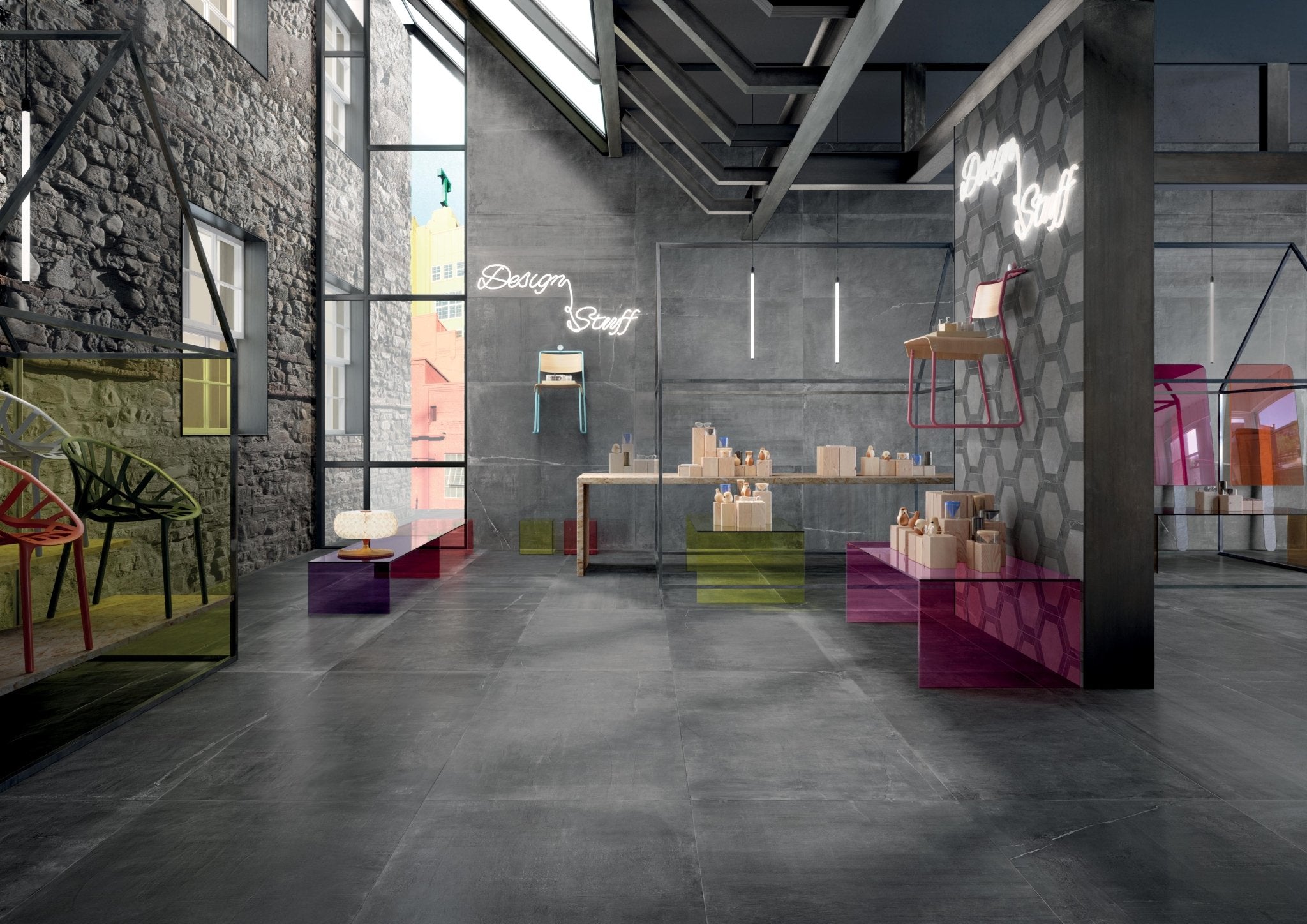 Piedra TecnológicaStoneone - Dark - Interni México